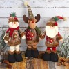 1pc, Christmas Stretch Doll Window Decor (7.08"x19.68"), Scene Decor, Holiday Accessory, Birthday Party Supplies