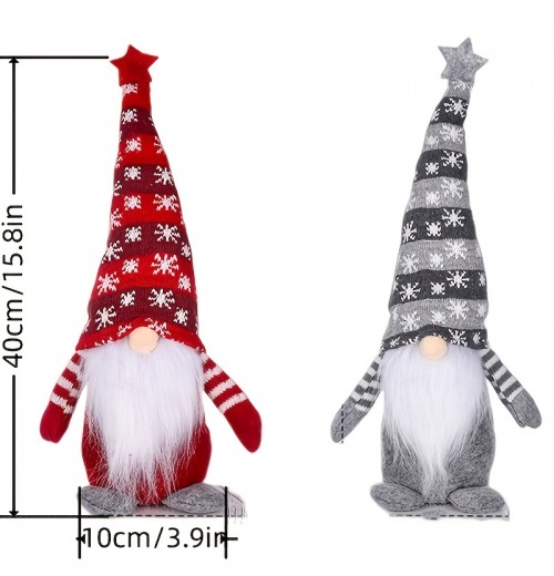 1pc Christmas Gnome Doll, Faceless Doll Ornament, Christmas Decorations